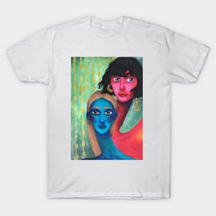 Two girls Art print T-Shirt